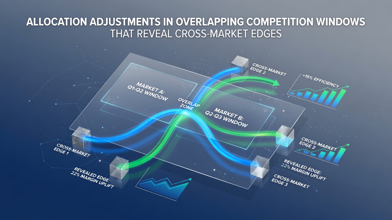 Infographic illustrating capital flow between overlapping sports events and resulting market edges