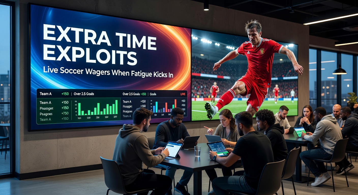 Live betting interface showing shifting odds during soccer extra time