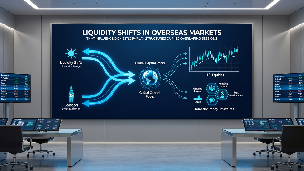 Infographic illustrating parlay adjustments triggered by overseas capital movements